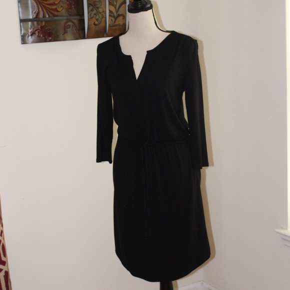 Willi Smith, 3/4  sleeve draw string waistband dress - Picture 1 of 6